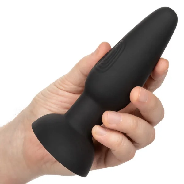 Bionic Dual Pulsating Probe Rechargeable Silicone Anal Stimulator By CalExotics - Black