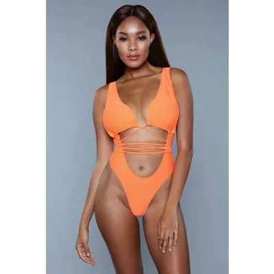 Makayla Swimsuit Orange Small