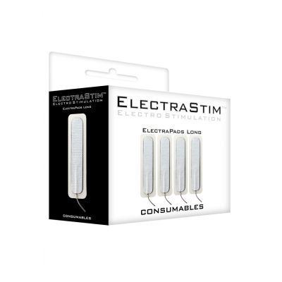 4 x Long Self Adhesive Pads 1 5cm x 7 5cm Electric Sex Toys