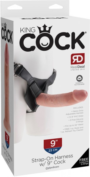 Strap-On Harness + 9" Cock