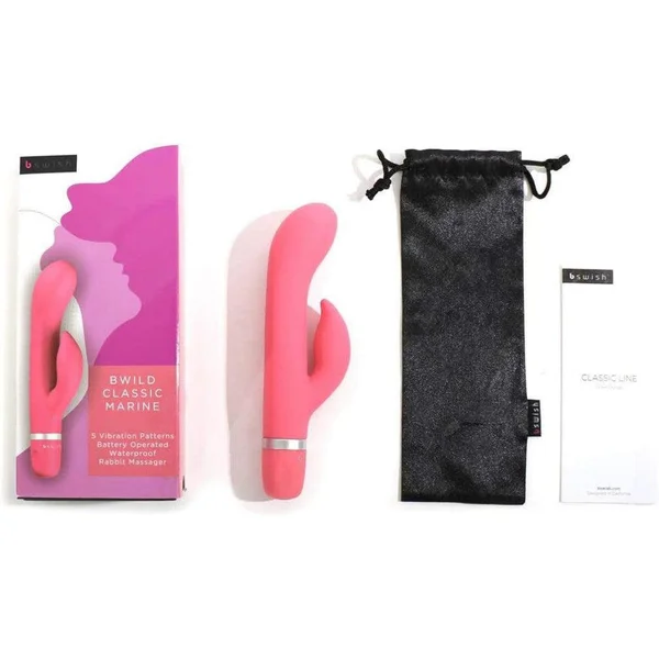 B Swish Bwild Classic Marine Rabbit Vibrator -  Guava — image 20 of 22
