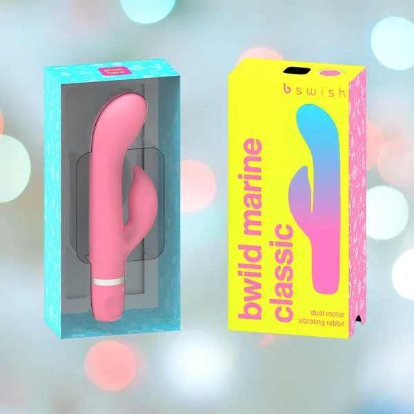 B Swish Bwild Classic Marine Rabbit Vibrator -  Guava — image 19 of 22