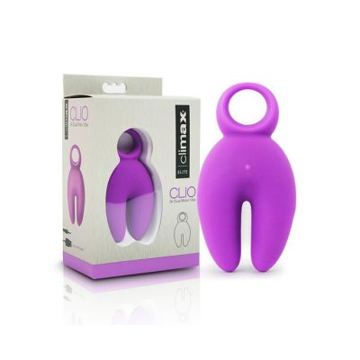 Climax Elite Clio Rechargeable 9x Dual Motor Vibe Purple 4 Inch