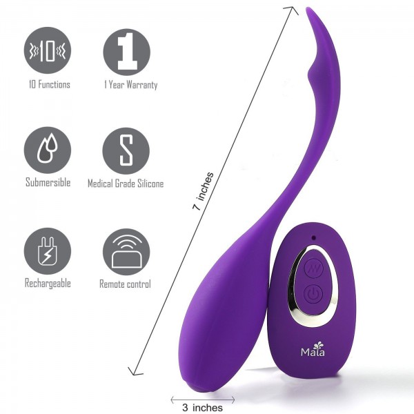 Maia Syrene Remote Control Bullet / Wearable Love Egg Vibrator