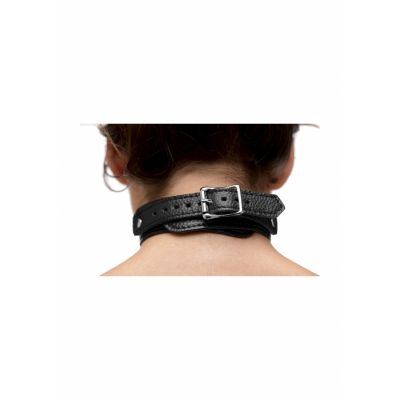 Female Chest Harness Black Sub Collar