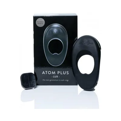 Hot Octopuss Atom Plus Remote Vibrating C ring Lux Black