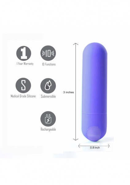 Jessi - Purple Power Bullet Mini Vibrator