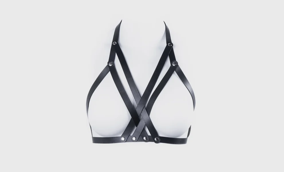 Liberator Leatherworks Galway Harness Bra