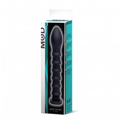 MOD Wand Ribbed Black 20 3 cm 8 Attachment for MOD Love Machine
