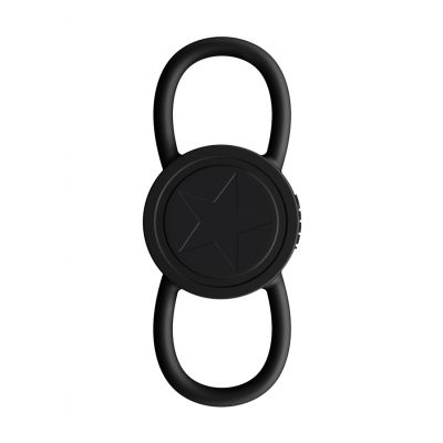 Realistic Treasure Black Vibrating Cock Ring