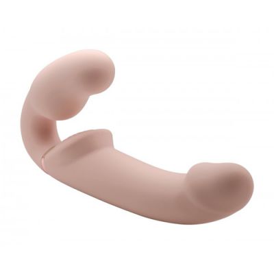 Evoke Ergo Fit Inflatable Vibrating Strapless Strap On Light