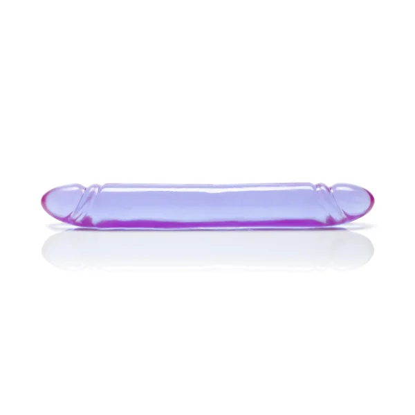 Reflective Gel Smooth Double Dong 12 Inches