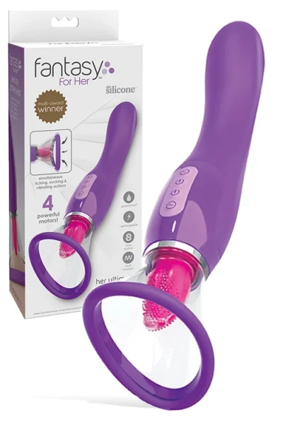 Pipedream Pump With Tongue & Vibrating G-Spot Handle