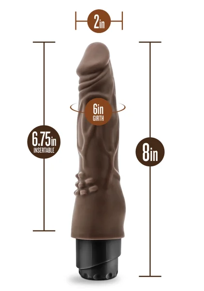 Dr. Skin Cock Vibe Vibrating Cock 8 Inches
