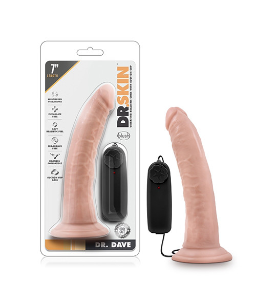 Dr. Skin - Dr. Dave - Vibrating Cock with Suction Cup
