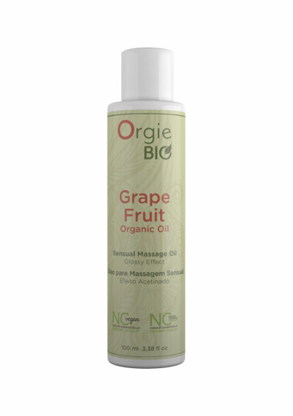 Orgie Bio Grapefruit Organic Oil - 100 ml - Sensual Massage With Essential Oils