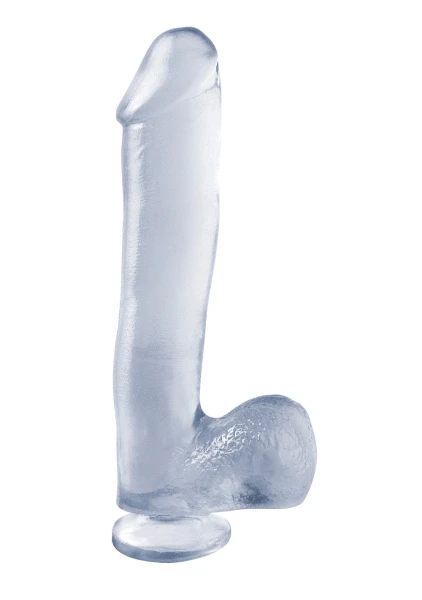 Pipe Dreams Basix Rubber Works - 10" Dong with Suction Cup - (PACK OF 2)