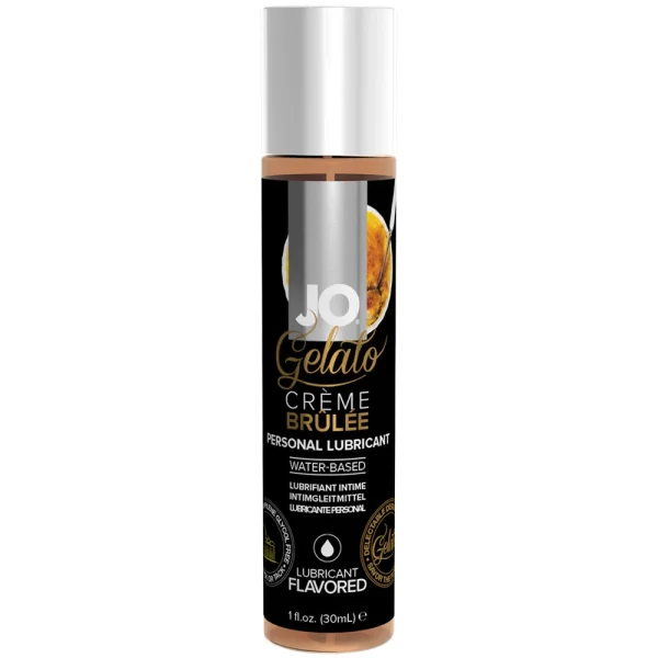 JO Gelato Creme Brulee Water Based Personal Lubricant 1 fl oz