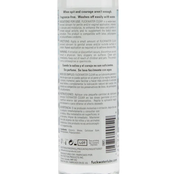 Fuck Water Clear- Water-Based Lube | 2oz — image 17 of 17