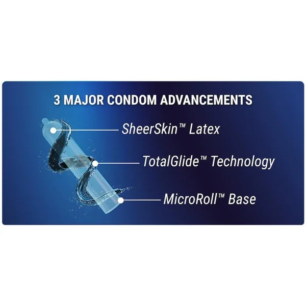 ONE UltraFeel 2 in 1 Super Thin Condom + 2ml Lube Pouch | 12-Pack — image 10 of 11