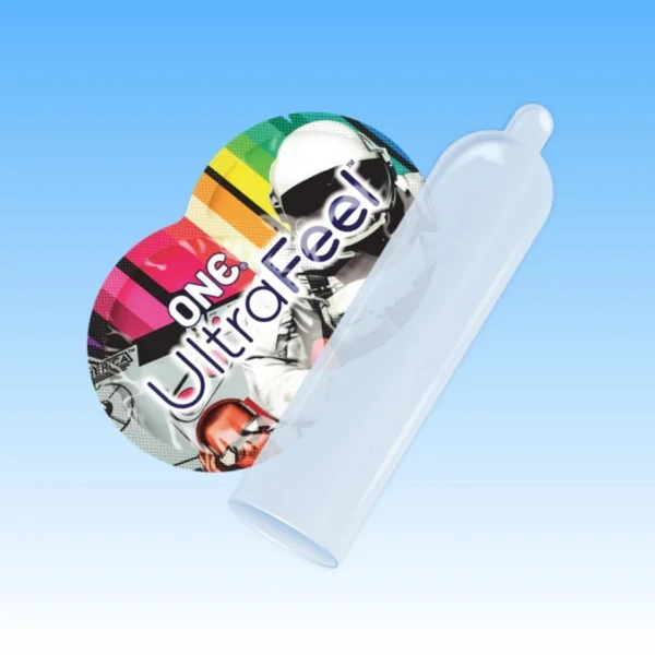 ONE UltraFeel 2 in 1 Super Thin Condom + 2ml Lube Pouch | 12-Pack — image 8 of 11