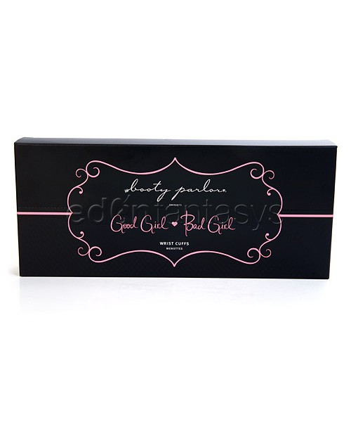 Good girl bad girl wrist cuffs