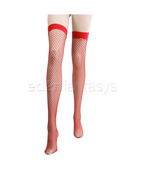 Industrial net thigh highs — image 8 of 16