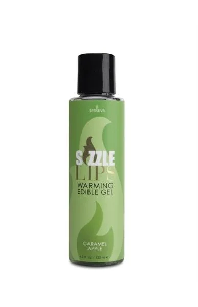 Sizzle Lips Warming Edible Gel - Caramel Apple - 4.2 Oz.