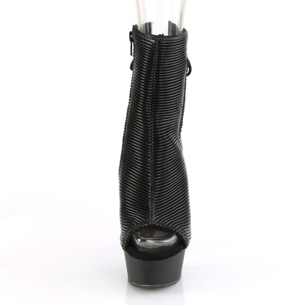 *6 inches Heel, 1 3/4 inches PF Open Toe/Heel Ankle Boot, Side Zip — image 10 of 25