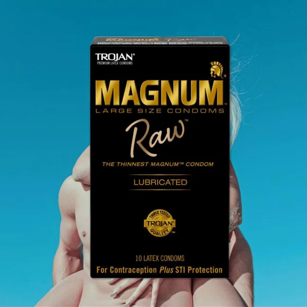 Trojan Magnum "Raw" Large Size Condoms