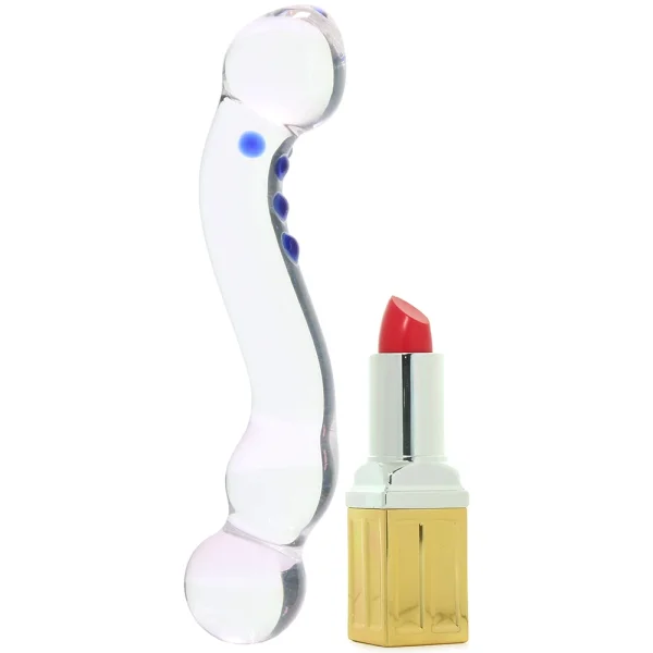 Glas 6in Curved G-spot Glas Dildo