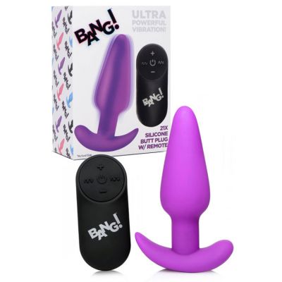Bang Ultra Powerful Vibrating Butt Plug With Remote
