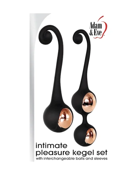 Adam & Eves Intimate Pleasure Kegel Set - Gold