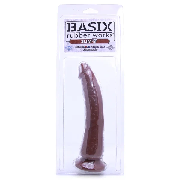 Basix Slim 7 Inch Dildo