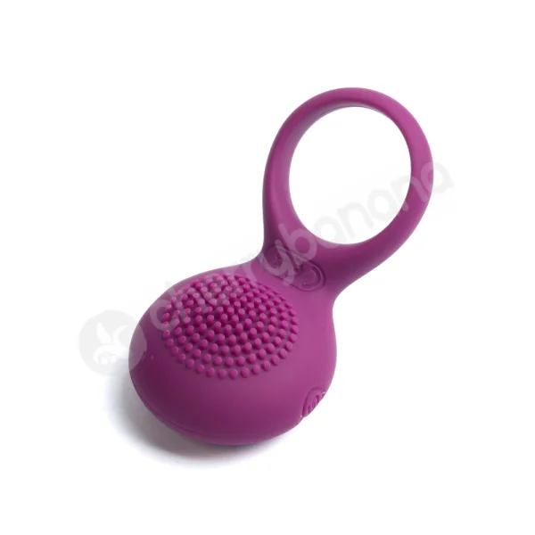 Svakom Tyler Purple Soft Silicone Vibrating Couples Cock Ring With Clitoral Stimulation