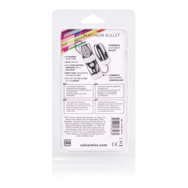 Extreme Pure Gold Power Bullet - Silver