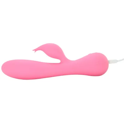Glo Rabbit Silicone Heating Vibe in Pink