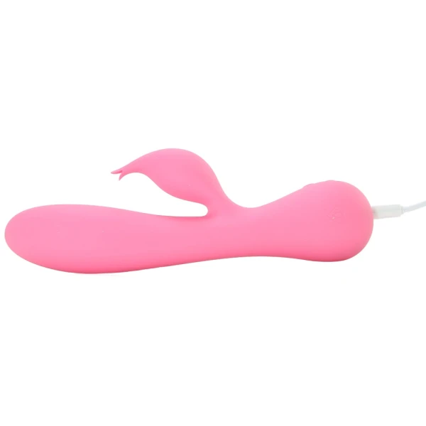 Glo Rabbit Silicone Heating Vibe in Pink