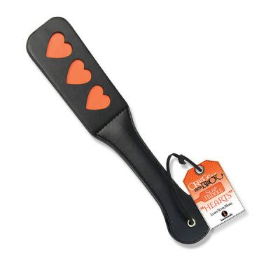 The 9 s Orange Is The New Black Slap Paddle Hearts Black Paddle