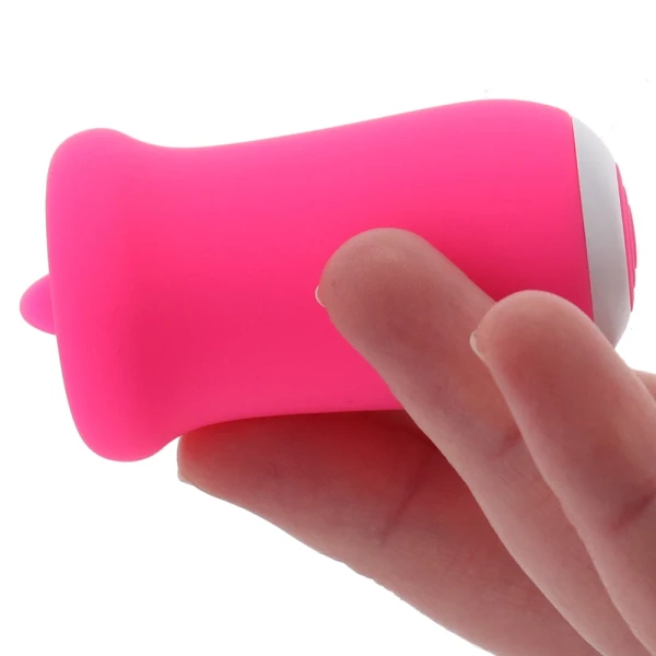 Sugar Craze Rechargeable Waterproof Silicone Flickering Clitoral Stimulator By CalExotics - Pink