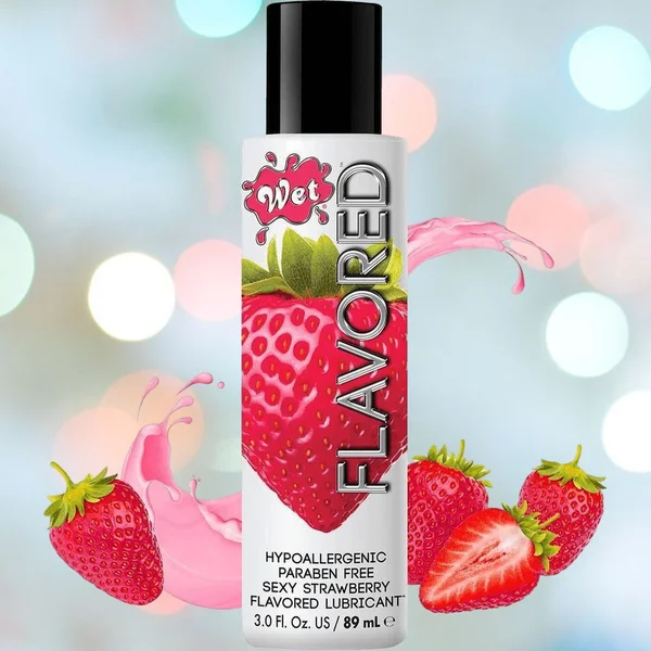 Wet Flavored Sexy Strawberry Water-Based Lube | 1oz — image 14 of 15