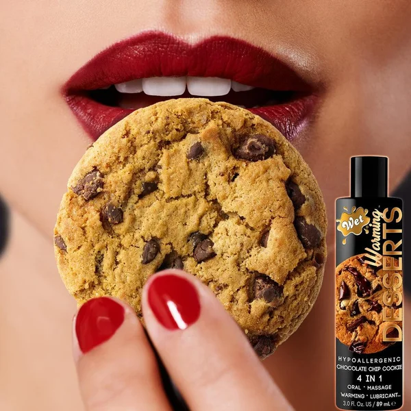 Wet Warming Desserts Baked Gooey Chocolate Chip Cookie Water-Based Lube | 3oz — image 15 of 21