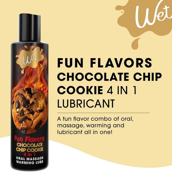 Wet Warming Desserts Baked Gooey Chocolate Chip Cookie Water-Based Lube | 3oz — image 18 of 21
