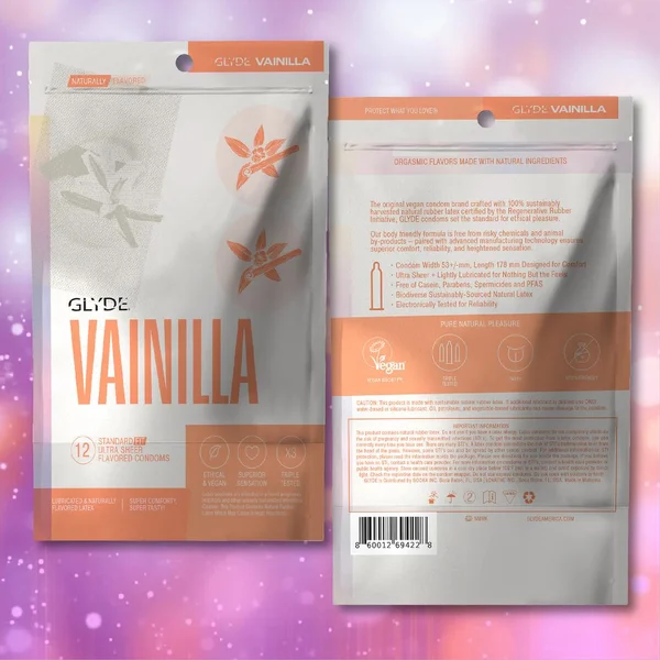 Glyde Ultra Organic Vanilla Flavored Vegan Condoms | 12-Pack — image 8 of 16