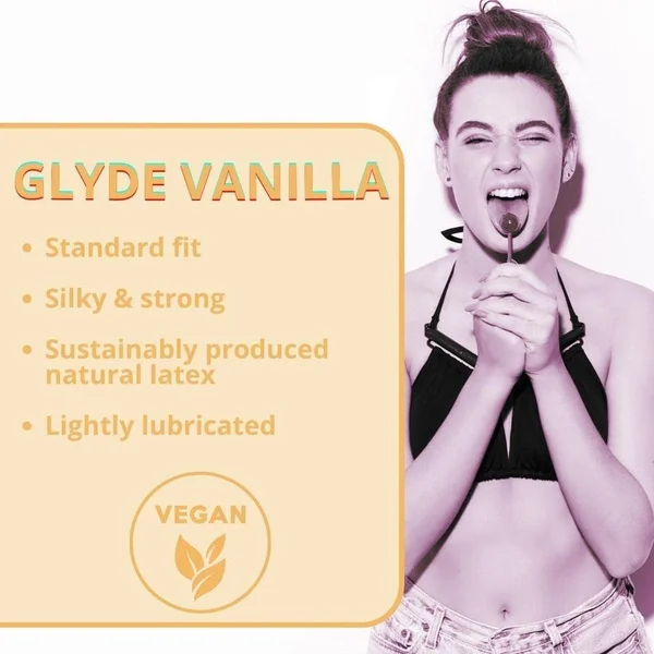 Glyde Ultra Organic Vanilla Flavored Vegan Condoms | 12-Pack — image 9 of 16