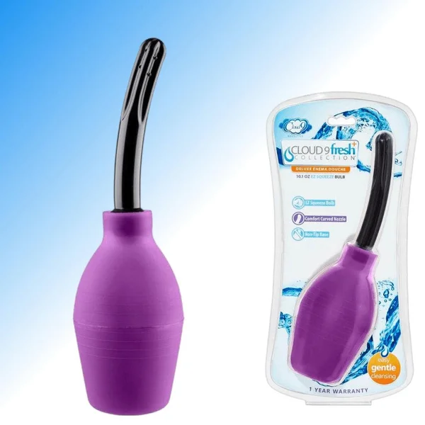 Cloud 9 Fresh + Deluxe Anal Soft Tip Enema Douche with Squeeze Bulb 10.1oz — image 20 of 22
