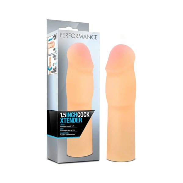 Performance 1.5 Inch Cock Xtender Beige