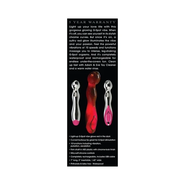 A&e Luminous G Spot Rechargeable Vibe — image 6 of 7