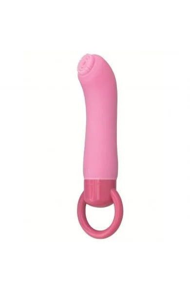 NAUGHTY POPS TRYST  VIBRATOR 100% SILICONE PINK WATERPROOF