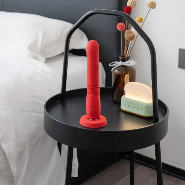 Lovense Gravity App Enabled Silicone Waterproof Rechargeable Thrusting & Vibrating Dildo
